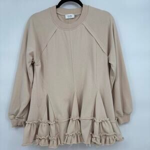 Boho earth tone ruffle